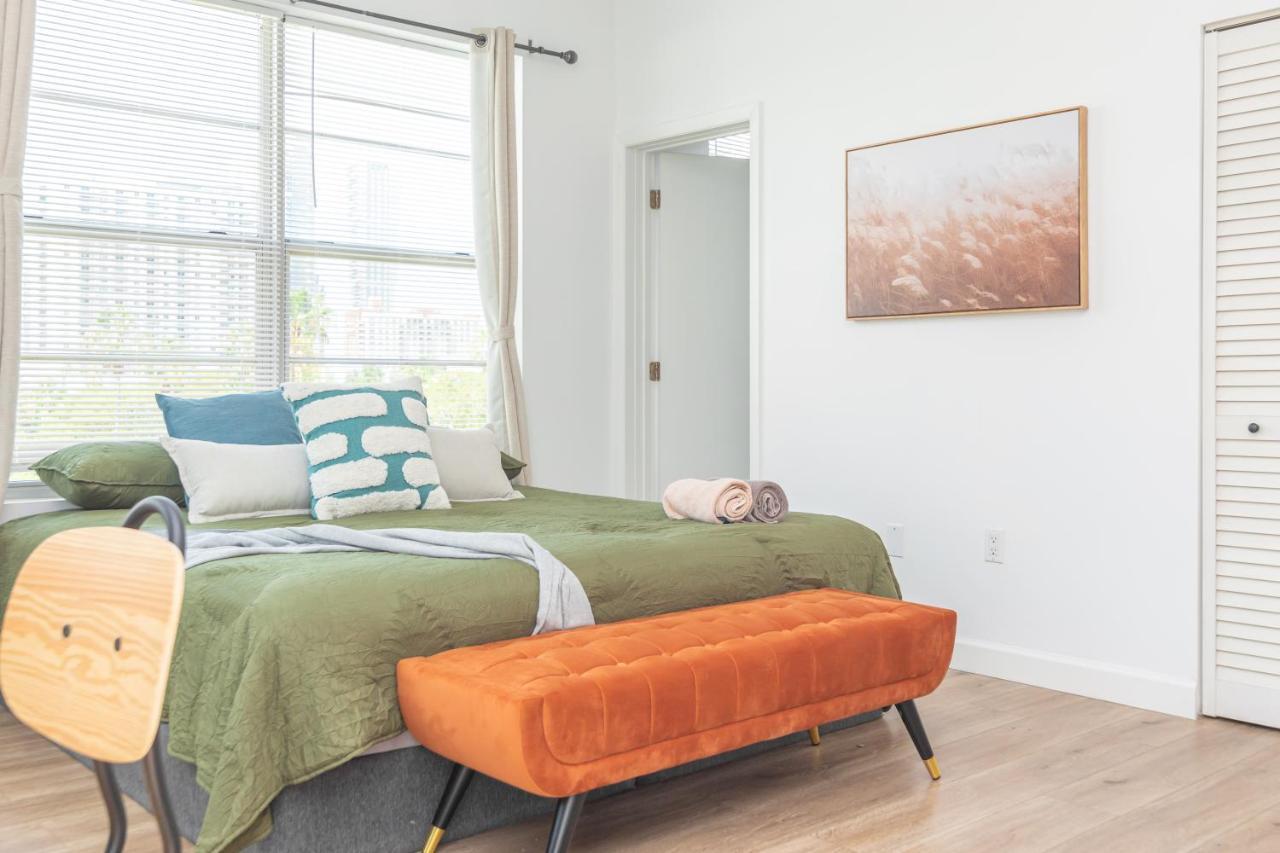 Home Miami Downtown With Balcony - 5 Minutes From Wynwood & Port - Art District Near Beach Luaran gambar